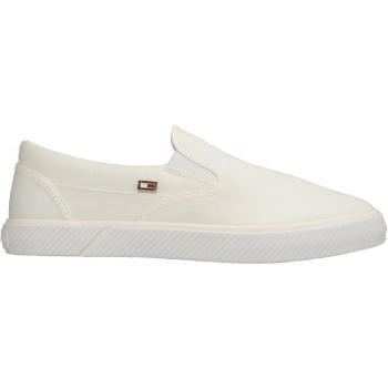 Tommy Hilfiger VULC CANVAS Dámská slip-on obuv, bílá, velikost