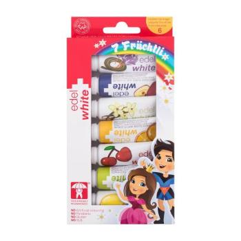 Edel+White Fruity Toothpaste zubní pasta dětské zubní pasty 7 x 9,4 ml pro děti