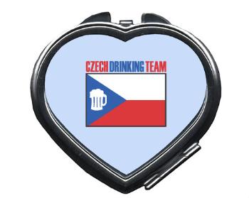 Zrcátko srdce Czech drinking team