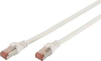 Síťový kabel RJ45 Digitus DK-1644-050/WH, CAT 6, S/FTP, 5.00 m, bílá