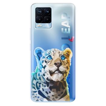 Odolné silikonové pouzdro iSaprio - Leopard With Butterfly - Realme 8 / 8 Pro