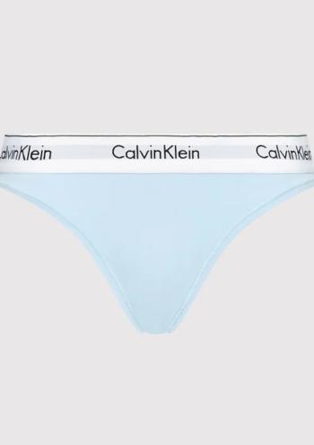 Dámské tanga Calvin Klein F3786 M Sv. modrá