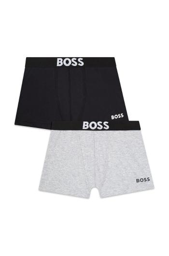 Dětské boxerky BOSS (2-pak) černá barva