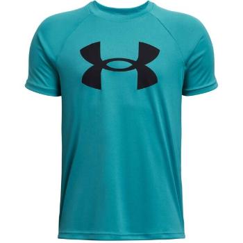 Under Armour TECH BIG LOGO Chlapecké triko, zelená, velikost