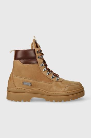 Semišové boty Filling Pieces Mountain Boot Quartz pánské, hnědá barva, 63333369985