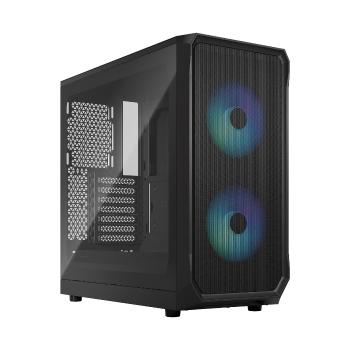 Fractal Design Focus 2 RGB Black TG Clear Tint/Midi Tower/Transpar./Černá