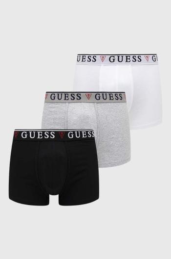 Boxerky Guess BRIAN 3-pack pánské, černá barva, U97G01 KCD31