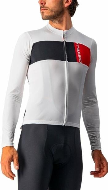 Castelli Prologo 7 Long Sleeve Dres Ivory/Light Black-Red 2XL