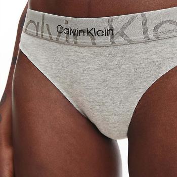 Šedé kalhotky Bikini Briefs Embossed Icon – XS