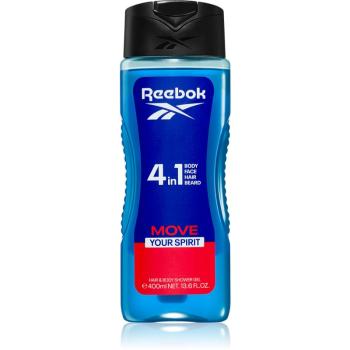 Reebok Move Your Spirit osvěžující sprchový gel 4 v 1 400 ml