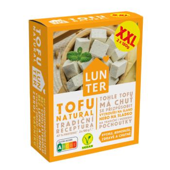 Tofu natural XXL 360 g (2x180 g) LUNTER