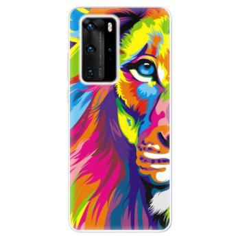 Odolné silikonové pouzdro iSaprio - Rainbow Lion - Huawei P40 Pro