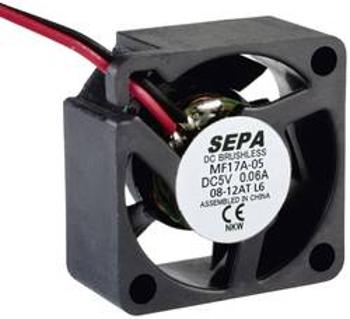 Axiální ventilátor SEPA MF17A05 MF17A05-BLI, 5 V/DC, 6 dB, (d x š x v) 17 x 8 x 17 mm