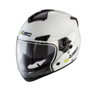 Moto helma W-TEC NK-850  bílá lesk  XS (53-54)