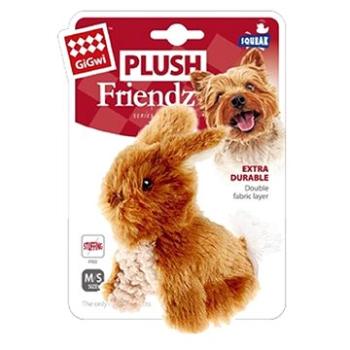 GiGwi Plush Friendz plyšový králíček hnědý (846295062602)