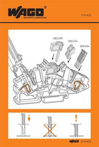 Manipulační nálepka, WAGO 210-423, 100 ks