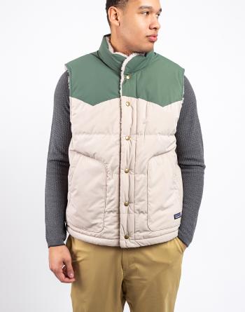 Patagonia M's Reversible Bivy Down Vest Oar Tan XL