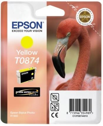 Epson T08744010 žlutá (yellow) originální cartridge