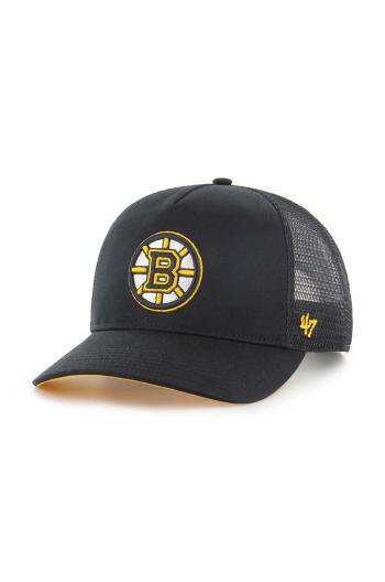 Kšiltovka 47 brand NHL Boston Bruins černá barva, s aplikací, H-MSHTC01GWP-BKA