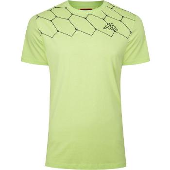 Kappa LOGO AREBO Pánské tričko, světle zelená, velikost S