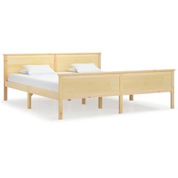 Rám postele masivní dřevo borovice 180 × 200 cm, 322179 (322179)