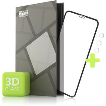 Tempered Glass Protector pro iPhone 11 Pro - 3D Case Friendly, Černé + sklo na kameru (TGR-IP11P-BL)