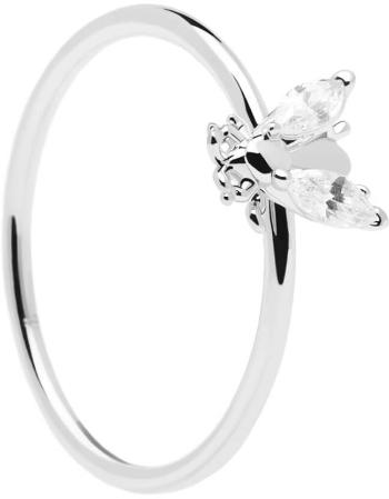 PDPAOLA Krásný stříbrný prsten s něžnou včeličkou BUZZ Silver AN02-218 56 mm