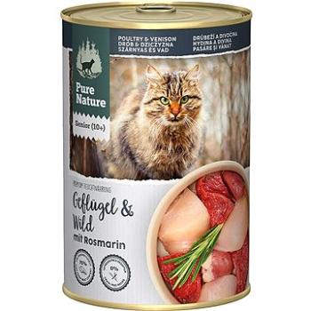 Pure Nature Cat Senior konzerva Drůbeží a Zvěřina 400g (RD-PNCS00400PV-5790-CS)