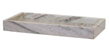 Latté mramorový podnos Morlaix marble - 30*14*4cm   64670-20