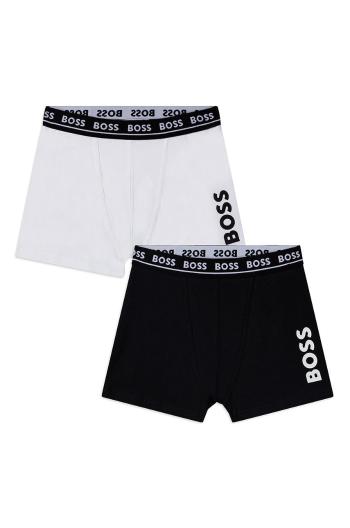 Dětské boxerky BOSS (2-pack) černá barva