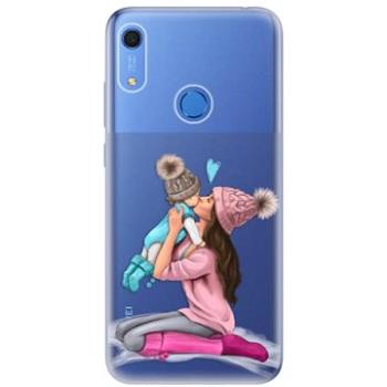 iSaprio Kissing Mom - Brunette and Boy pro Huawei Y6s (kmbruboy-TPU3_Y6s)