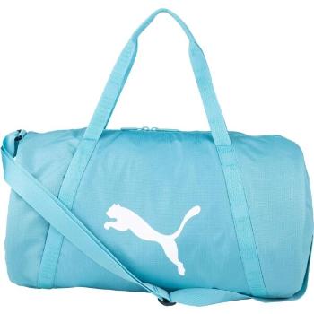 Puma AT ESS BARREL BAG Dámská sportovní taška, tyrkysová, velikost UNI