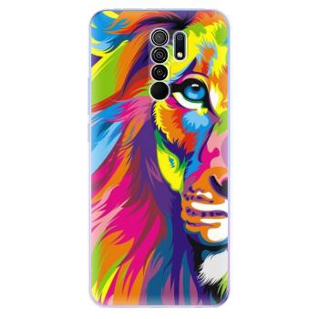 Odolné silikonové pouzdro iSaprio - Rainbow Lion - Xiaomi Redmi 9