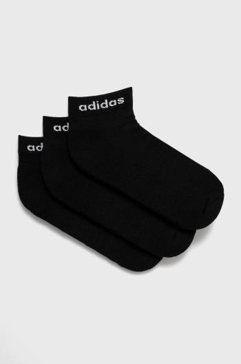 Ponožky adidas (3-pack) GE6128 pánské, černá barva