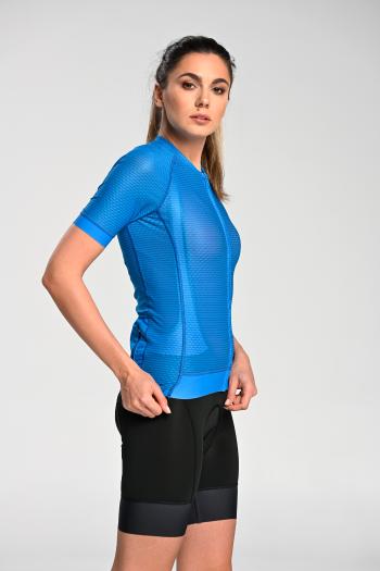 Nessi Sportswear Celorozepínací Cyklistické Tričko KKK-50 Blue Velikost: L