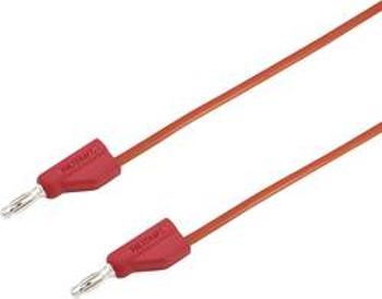 VOLTCRAFT MSB-300 měřicí kabel [lamelová zástrčka 4 mm - lamelová zástrčka 4 mm] červená, 1.50 m