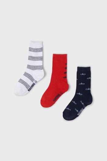 Dětské ponožky Mayoral (3-pack) červená barva