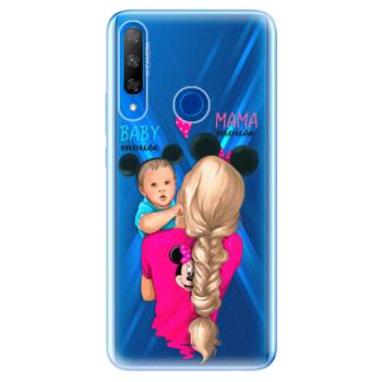 Odolné silikonové pouzdro iSaprio - Mama Mouse Blonde and Boy - Huawei Honor 9X