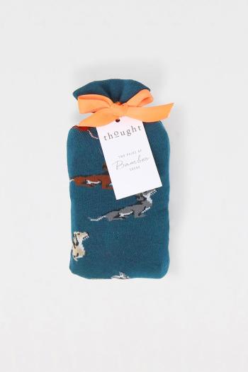 Vícebarevné vzorované ponožky Zelma Dachshund Socks in a Bag - dvojbalení