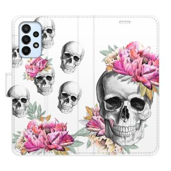 Flipové pouzdro iSaprio - Crazy Skull - Samsung Galaxy A23 / A23 5G