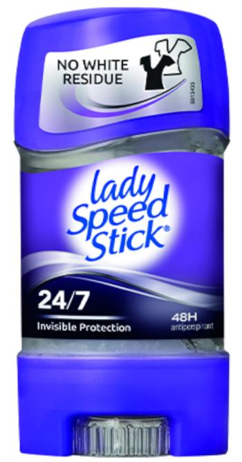 Lady Speed Stick Gelový antiperspirant 24/7 Invisible 65 g
