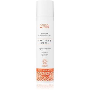 WoodenSpoon Skin Nourishment opalovací mléko na obličej a tělo SPF 35 100 ml