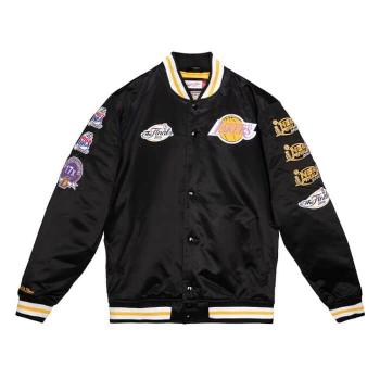 Mitchell & Ness Los Angeles Lakers Champ City Satin Jacket black - XL