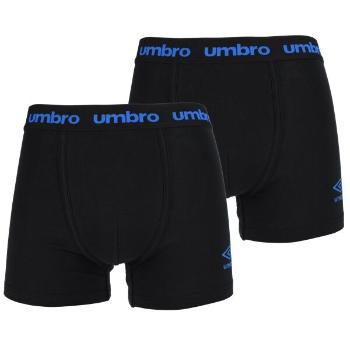 Umbro BOXER SHORT 2 PACK Pánské boxerky, černá, velikost