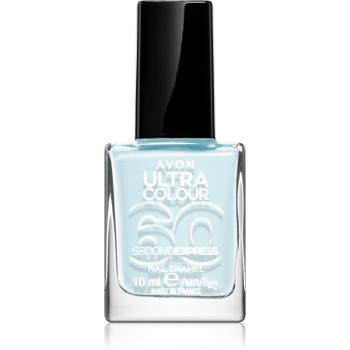 Avon Ultra Colour 60 Second Express rychleschnoucí lak na nehty odstín Blue My Mind 10 ml