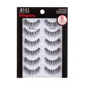 Ardell Wispies The Original Feathered Lash 6 ks umělé řasy pro ženy poškozená krabička Black