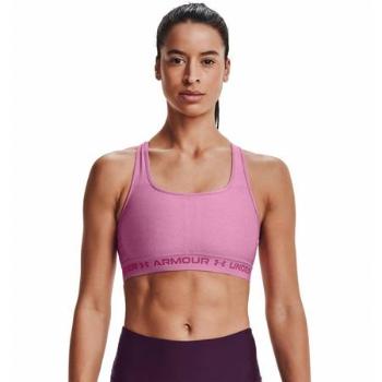 Under Armour Dámská podprsenka Armour Crossback Mid Heather Bra, planet, pink, light, S