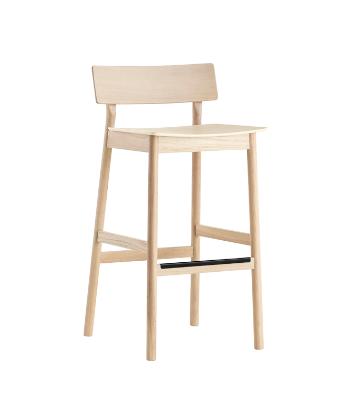 Barová židle "Pause 2.0", 65 cm, 2 varianty - Woud Varianta: dub, světlý lak