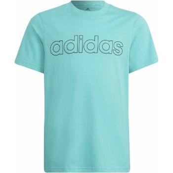 adidas LIN T Chlapecké tričko, zelená, velikost 152