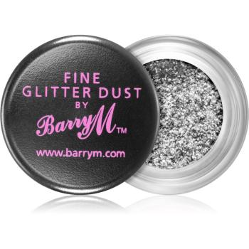 Barry M Fine Glitter Dust třpytivé oční stíny odstín Silver 0